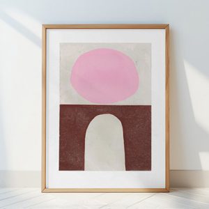 Fine Art Print "Pink & Brique"