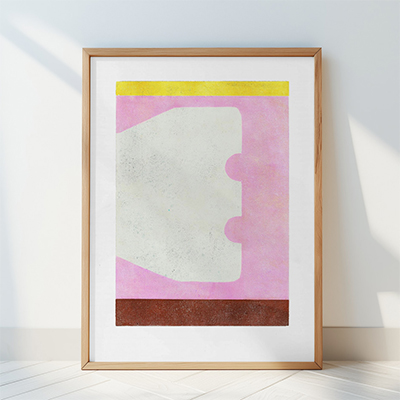 Fine Art Print Yellow Stripe