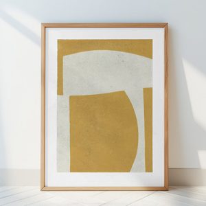 Fine Art Print " Yellow & White"